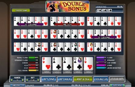10 Hand Video Poker Game